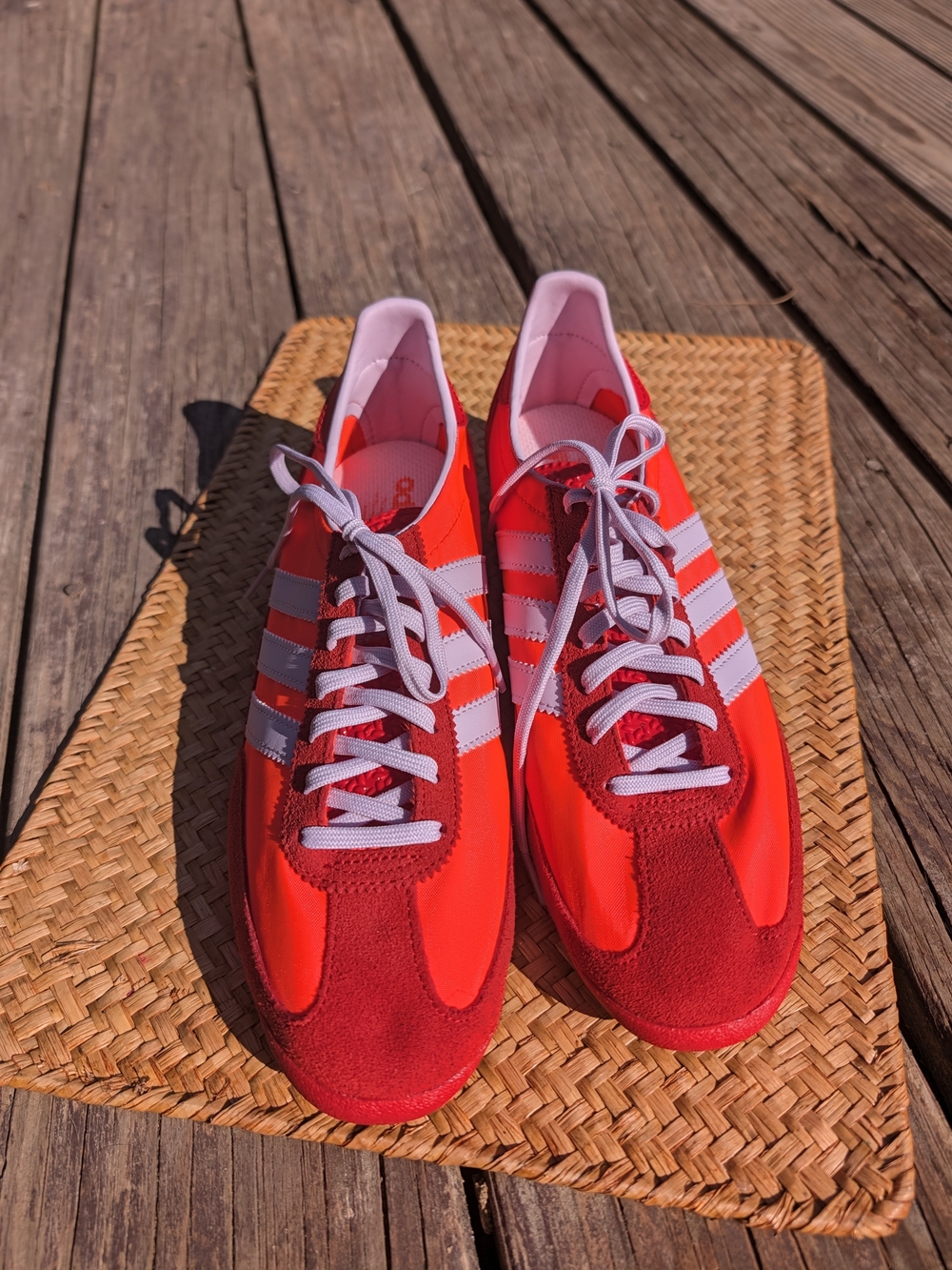 adidas Red & White Women's Athletic Sneakers